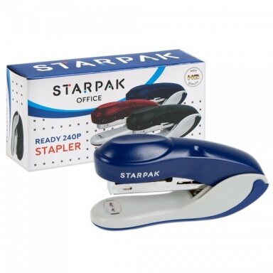 Мини-степлер №10 Starpak до 12 листов, синий Мини-степлер №10 Starpak до 12 листов, синий