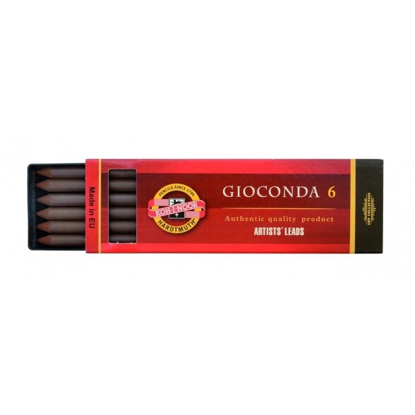 Sepija šviesiai ruda Koh-I-Noor Gioconda dailei 6 vnt. Sepija šviesiai ruda Koh-I-Noor Gioconda dailei 6 vnt.