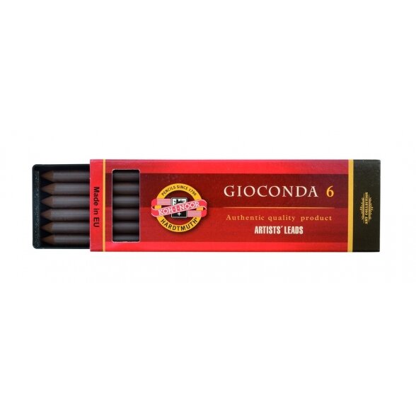 Sepija tamsiai ruda Koh-I-Noor Gioconda dailei 6 vnt. Sepija tamsiai ruda Koh-I-Noor Gioconda dailei 6 vnt.