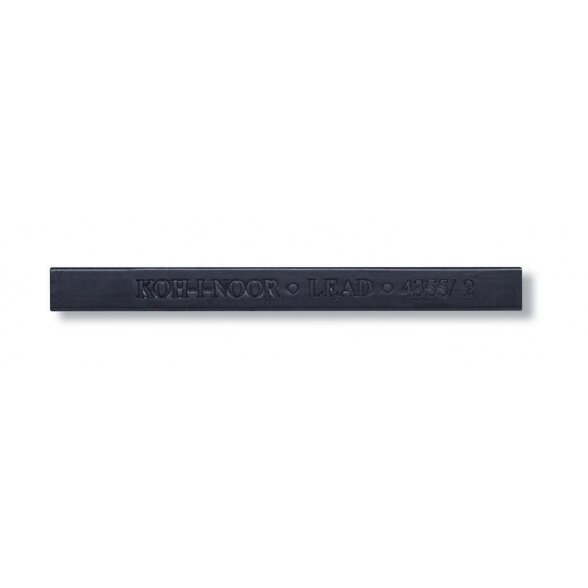 Black Drawing Chalks Silky Black Carre Koh-I-Noor 4355 2 7x7 mm Medium Black Drawing Chalks Silky Black Carre Koh-I-Noor 4355 2 7x7 mm Medium