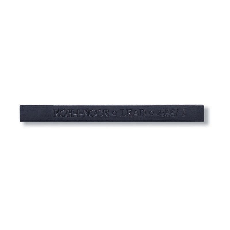 Black Drawing Chalks Silky Black Carre Koh-I-Noor 4355 2 7x7 mm Medium Black Drawing Chalks Silky Black Carre Koh-I-Noor 4355 2 7x7 mm Medium