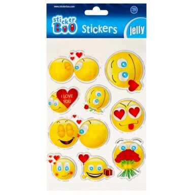 Силиконовые наклейки 15x25 см Emoticons Силиконовые наклейки 15x25 см Emoticons