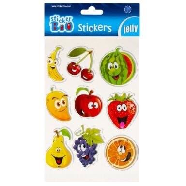 Силиконовые наклейки 15x25 см Fruits Силиконовые наклейки 15x25 см Fruits