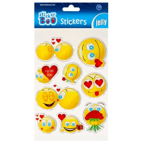 Силиконовые наклейки 15x25 см Emoticons Силиконовые наклейки 15x25 см Emoticons