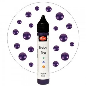 Skysti perlai VIVA Decor 25 ml, violetinės sp.Nr.500