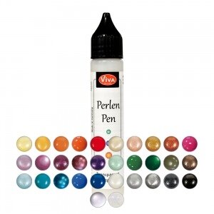 Skysti perlai VIVA Decor 28 ml, žalios sp.Nr.700 1