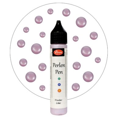 Skysti perlai VIVA Decor 25 ml, alyvinės sp.Nr.501