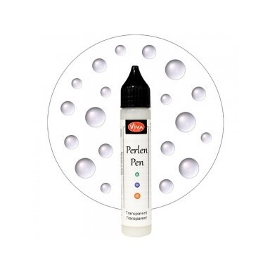 Skysti skaidrūs perlai "Magic" 25 ml, bespalviai Nr.001