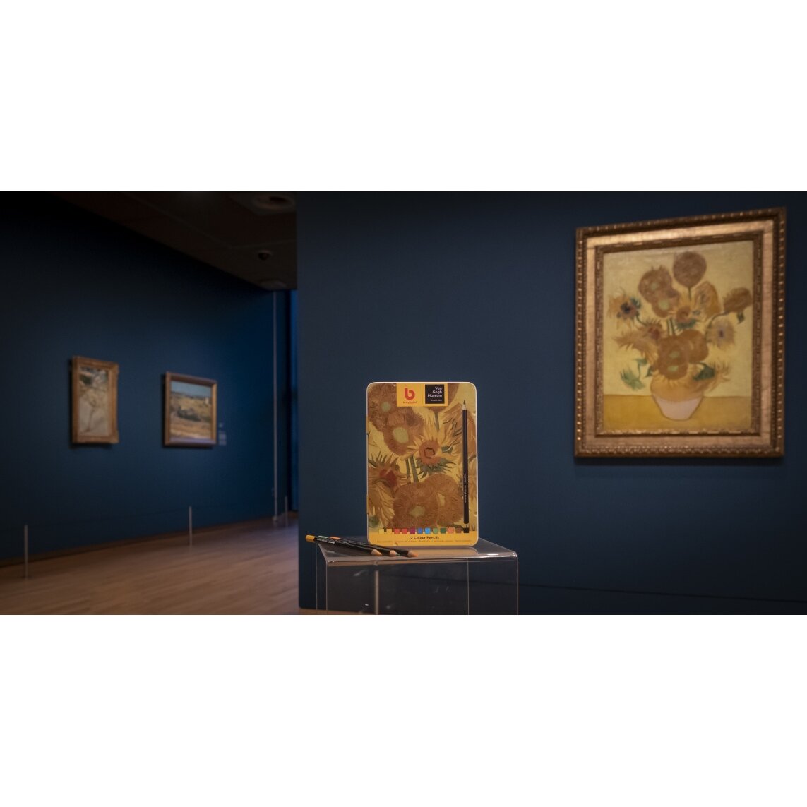 Spalvotų pieštukų rinkinys Bruynzeel Van Gogh museum, Sunflowers,  12 spalvų 4