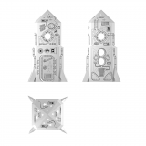 Spalvinimo namelis ArtBerry Space Shuttle 3 Spalvinimo namelis ArtBerry Space Shuttle 3
