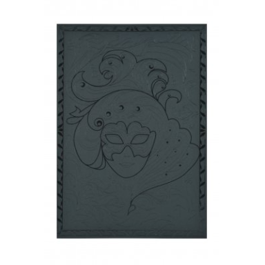 Spalvinimų lapų rikinys Centropen Fantasia ANTI-STRESS BLACK: 4 juodi A4 lapai