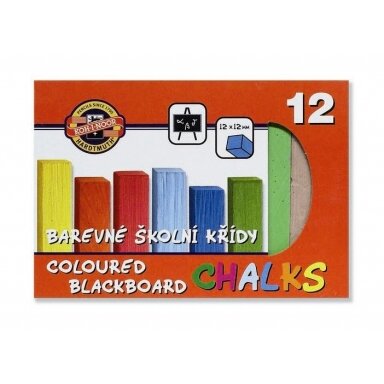 Spalvotos kreidos rinkinys Koh-I-Noor, 12 vnt.
