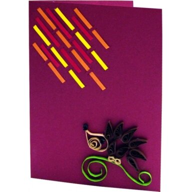 Quilling-Papers 130g/m², 160x3mm, packs of 400 Stripes, assorted Quilling-Papers 130g/m², 160x3mm, packs of 400 Stripes, assorted