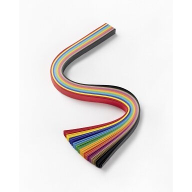 Paper Stripes for star making 130g/m², 35x1cm, 100 stripes, ALL YEAR ROUND colours Paper Stripes for star making 130g/m², 35x1cm, 100 stripes, ALL YEAR ROUND colours