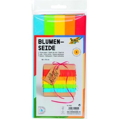 Tissue Paper 20g/m², 50x70cm, 5 sheets, assorted colours