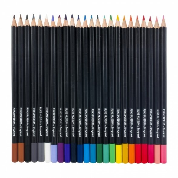 Spalvotų pieštukų rinkinys Bruynzeel The Milkmaid 24 vnt. 2