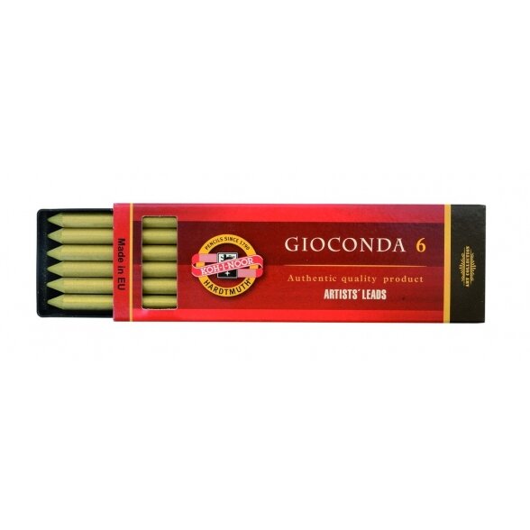 Spalvota kreida Koh-I-Noor Gioconda Metallic 5,6 mm auksinė