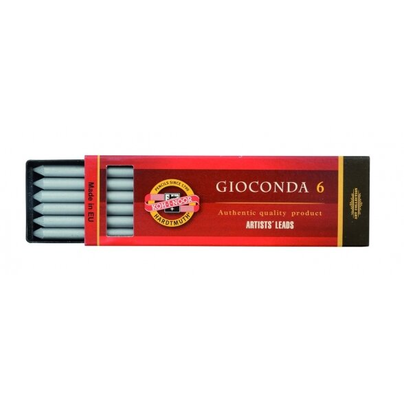 Spalvota kreida Koh-I-Noor Gioconda Metallic 5,6 mm sidabrinė Spalvota kreida Koh-I-Noor Gioconda Metallic 5,6 mm sidabrinė