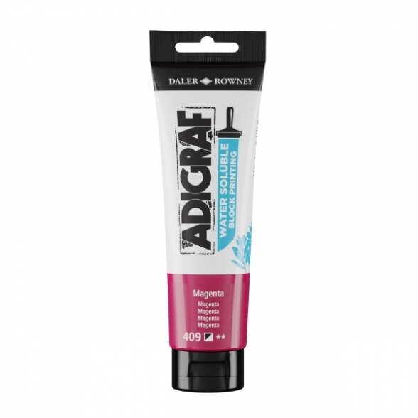 Spaudos dažai vandens pagrindu Daler-Rowney Adigraf 150 ml Magenta Spaudos dažai vandens pagrindu Daler-Rowney Adigraf 150 ml Magenta