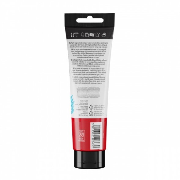 Spaudos dažai vandens pagrindu Daler-Rowney Adigraf 150 ml ryškiai raudona 1 Spaudos dažai vandens pagrindu Daler-Rowney Adigraf 150 ml ryškiai raudona 1