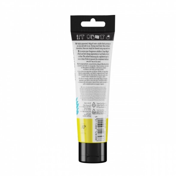 Spaudos dažai vandens pagrindu Daler-Rowney Adigraf 59 ml fluorescentiniai geltoni 1 Spaudos dažai vandens pagrindu Daler-Rowney Adigraf 59 ml fluorescentiniai geltoni 1