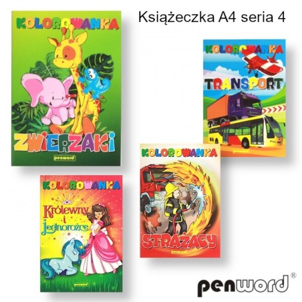 Spalvinimo knygelė A4/16psl.