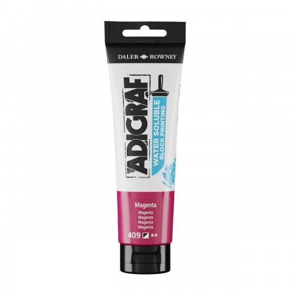 Spaudos dažai vandens pagrindu Daler-Rowney Adigraf 150 ml Magenta Spaudos dažai vandens pagrindu Daler-Rowney Adigraf 150 ml Magenta
