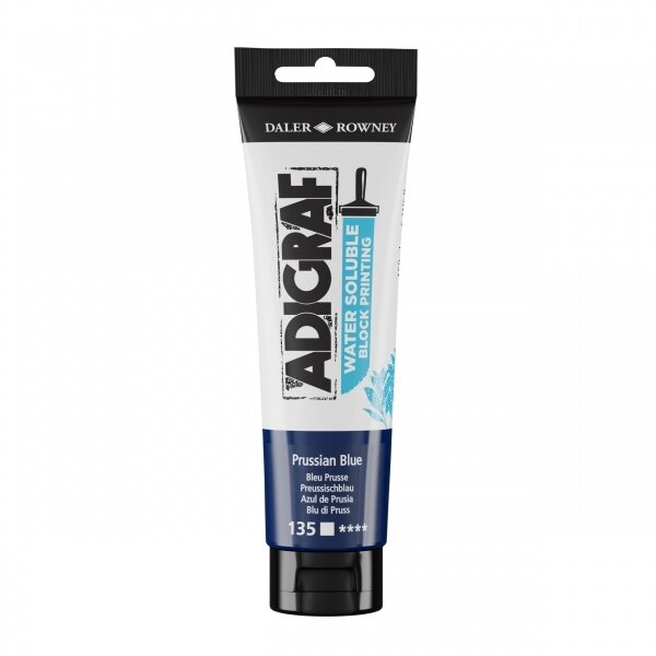 Spaudos dažai vandens pagrindu Daler-Rowney Adigraf 150 ml Prussian Blue Spaudos dažai vandens pagrindu Daler-Rowney Adigraf 150 ml Prussian Blue