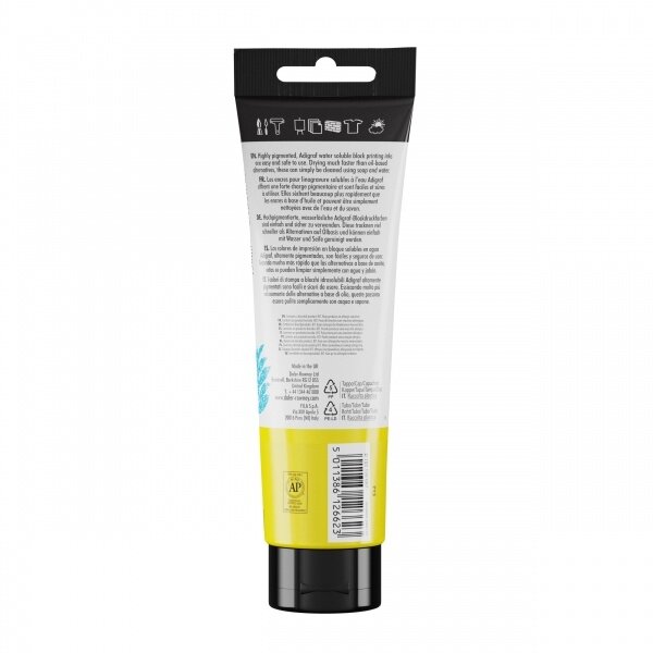 Spaudos dažai vandens pagrindu Daler-Rowney Adigraf 150 ml ryškiai geltoni 1 Spaudos dažai vandens pagrindu Daler-Rowney Adigraf 150 ml ryškiai geltoni 1