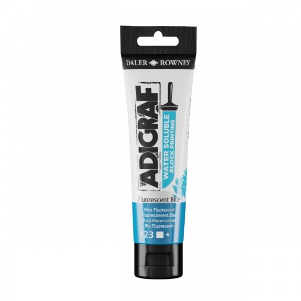 Spaudos dažai vandens pagrindu Daler-Rowney Adigraf 59 ml fluorescentiniai mėlyni Spaudos dažai vandens pagrindu Daler-Rowney Adigraf 59 ml fluorescentiniai mėlyni