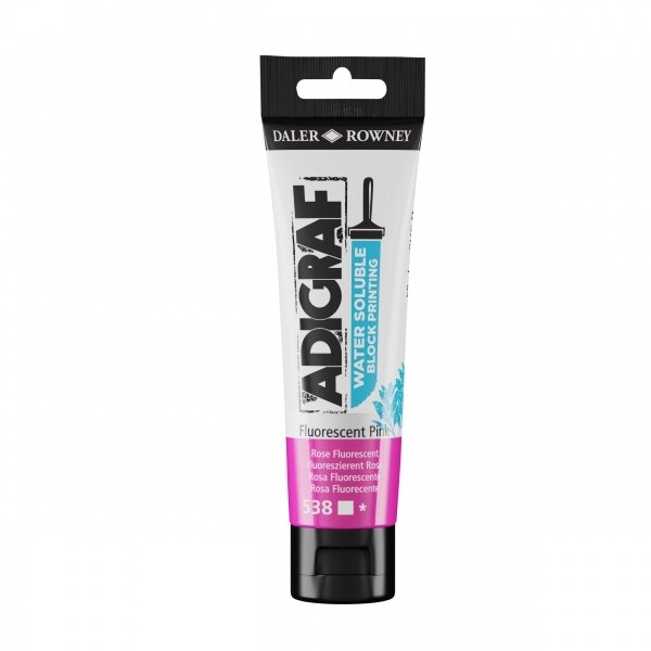 Spaudos dažai vandens pagrindu Daler-Rowney Adigraf 59 ml fluorescentiniai rožiniai Spaudos dažai vandens pagrindu Daler-Rowney Adigraf 59 ml fluorescentiniai rožiniai