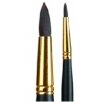 Brown Sinthetic 290 Round Long Handle Brush No.4