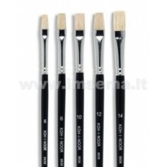 Кисть Koh-I-Noor 9936 плоская короткая ручка №12 1 Кисть Koh-I-Noor 9936 плоская короткая ручка №12 1