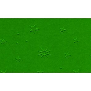 Tekstūrinis kartonas Folia "Žvaigždė" 50x70 cm, 5 lapai žalios baltos spalvos