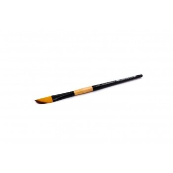Double-Colored Sinthetic 2130 Dagger Black Shadow Ferrule Short Handle Brush 1/2"