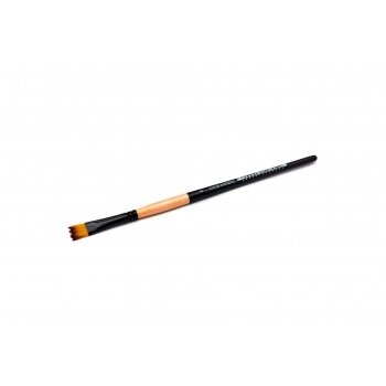 Double-Colored Sinthetic 2128 Wave Black Shadow Ferrule Short Handle Brush No.4