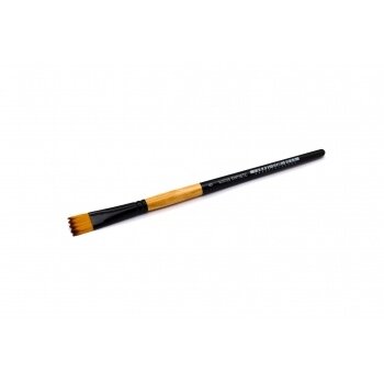 Double-Colored Sinthetic 2128 Wave Black Shadow Ferrule Short Handle Brush No.6