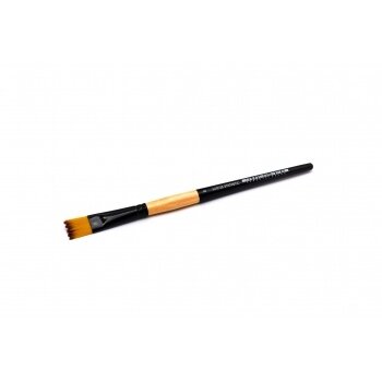 Double-Colored Sinthetic 2128 Wave Black Shadow Ferrule Short Handle Brush No.8 Double-Colored Sinthetic 2128 Wave Black Shadow Ferrule Short Handle Brush No.8