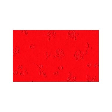 Textured Card ROSE DESIGN 220g/m², 50x70cm, 5 sheets, hot red Textured Card ROSE DESIGN 220g/m², 50x70cm, 5 sheets, hot red