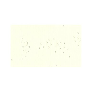 Textured Card HEART DESIGN 220g/m², 50x70cm, 5 sheets, pearl white