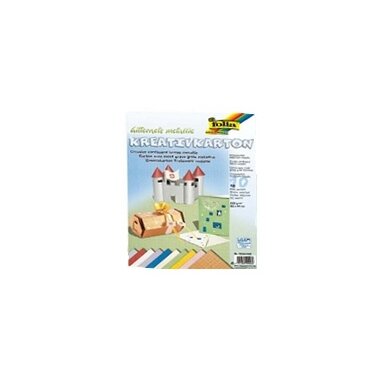 Creative Card LATTICE METALLIC, 230g/m², 23x33cm, 10 sheets, assorted colours Creative Card LATTICE METALLIC, 230g/m², 23x33cm, 10 sheets, assorted colours
