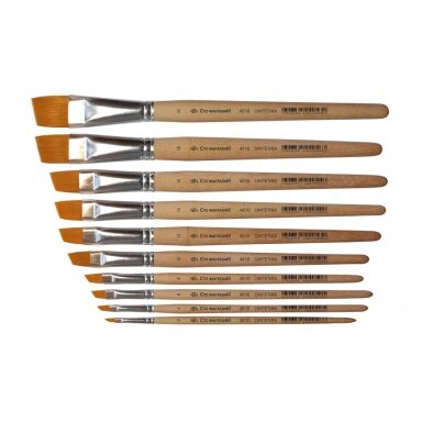 Synthetic 4610 Diverter Short Handle Brush No.6