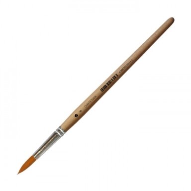 Synthetic Round Short Handle Brush No.6