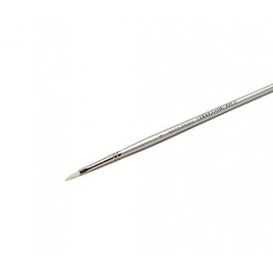 White Synthetic 2107 Filbert Long Handle Brush No.1