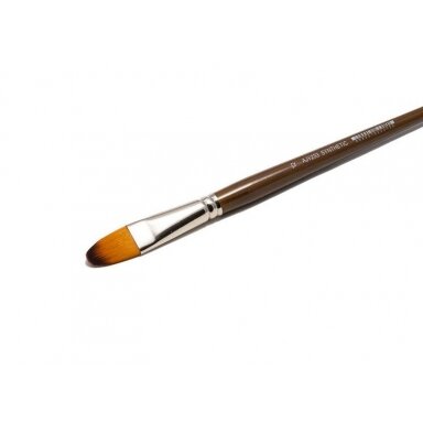 Doble-Coloured Synthetic 233S Filbert Short Handle Brush No.12