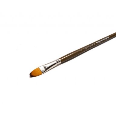 Doble-Coloured Synthetic 233S Filbert Short Handle Brush No.6