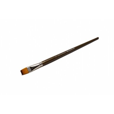 Doble-Coloured Synthetic 232 Flat Long Handle Brush No.10
