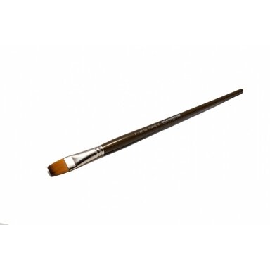 Doble-Coloured Synthetic 232 Flat Long Handle Brush No.11