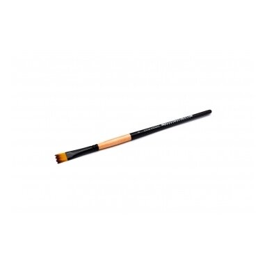 Double-Colored Sinthetic 2128 Wave Black Shadow Ferrule Short Handle Brush No.4
