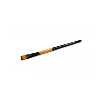 Double-Colored Sinthetic 2128 Wave Black Shadow Ferrule Short Handle Brush No.6
